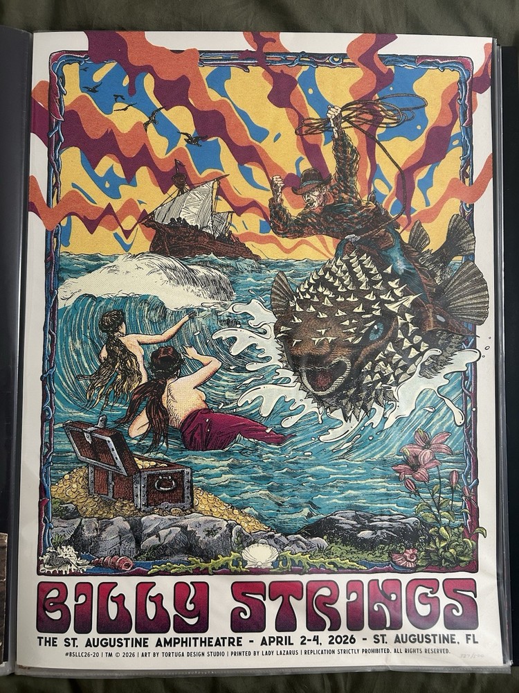 Billy Strings St Augustine Tortuga Design 2026 3day Reg SE