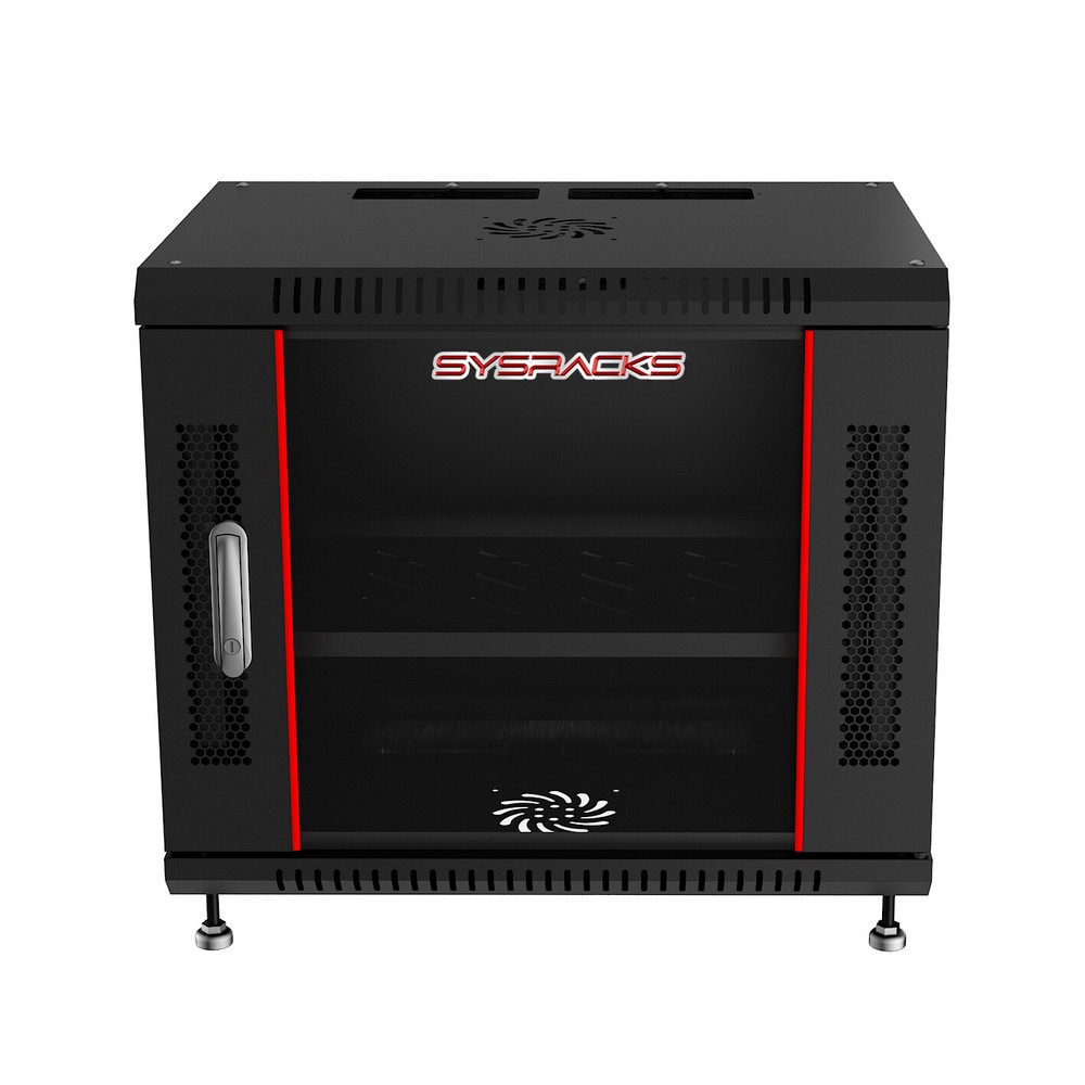 6U 18" Deep Wall Mount IT Network Server Rack Cabinet Enclosure FREE ACCESSORY