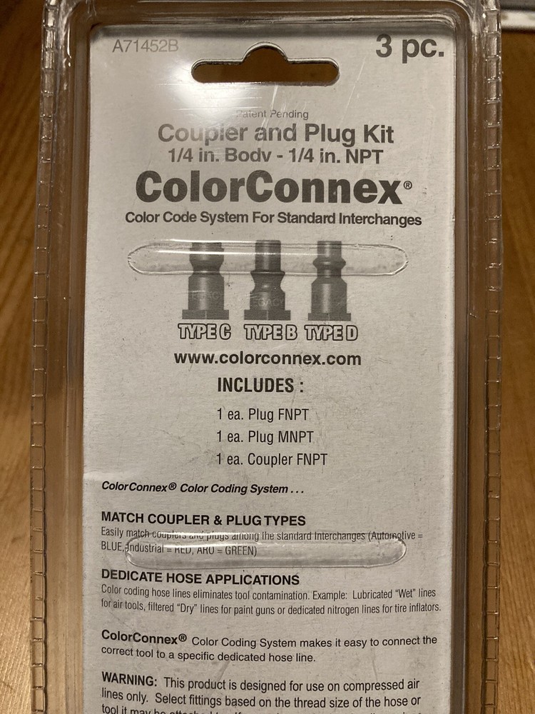 2 Pack Coupler And Plug Kit Type B