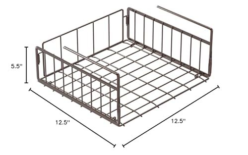 Re Under Shelf Basket Bronze