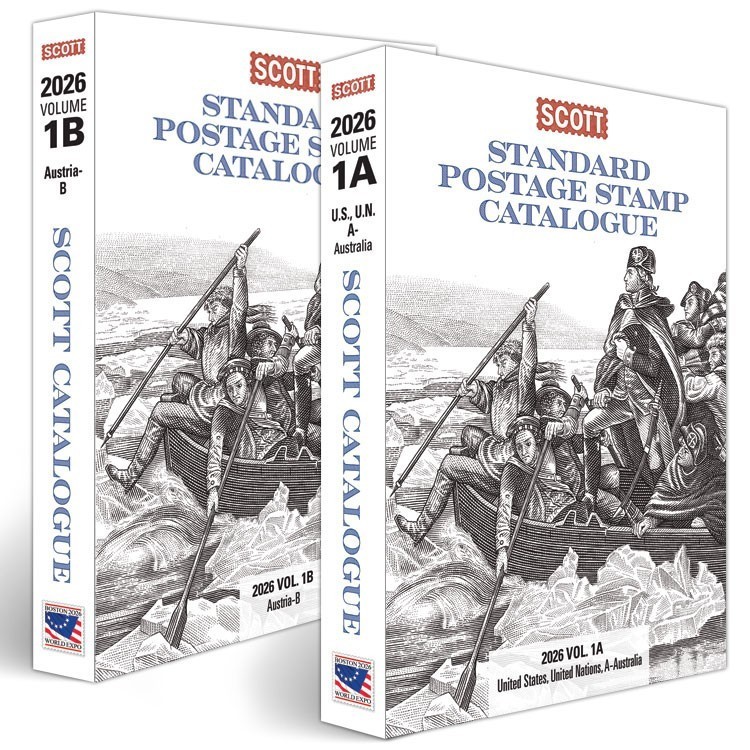 2026 Scott Standard Postage Stamp Catalogue, Vol 1 A+B (US,UN,A-B)