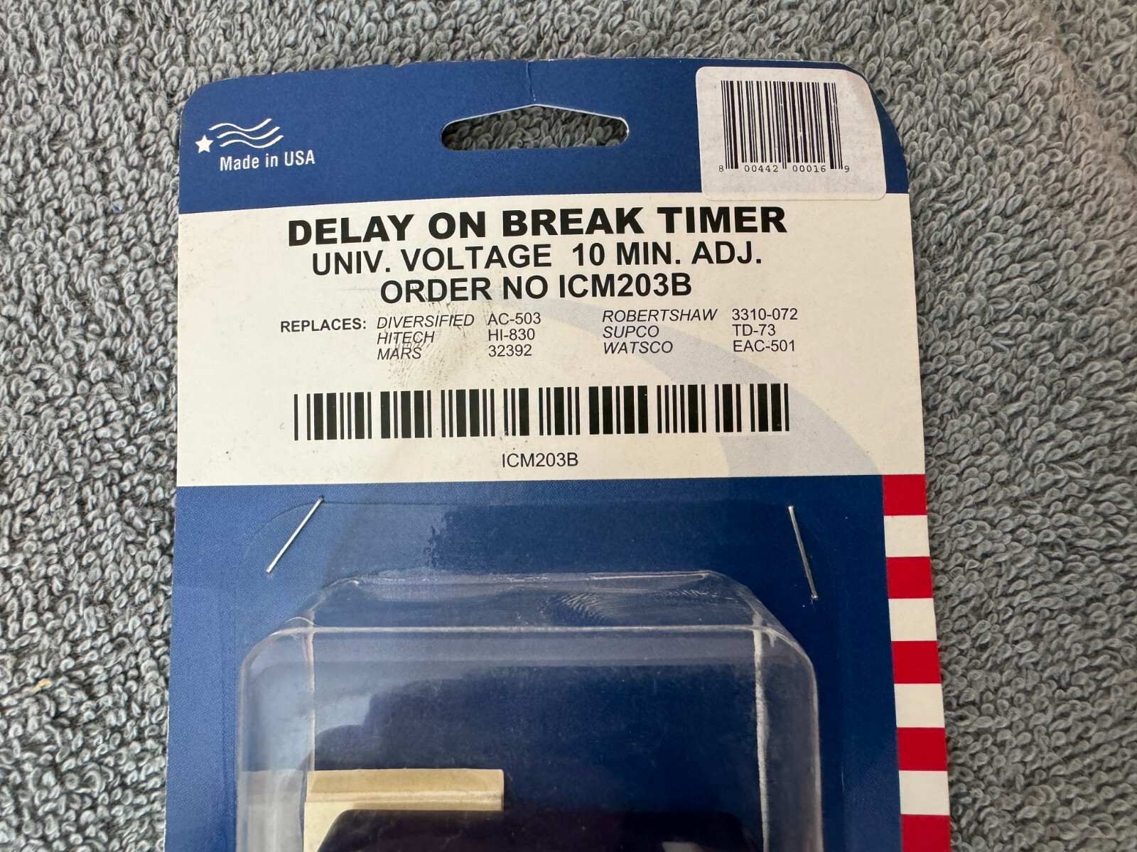 NEW ICM Controls ICM203B Delay-on-Break Timer