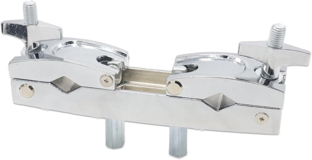 Silver Adjustable Multi-Clamp, Quick Release Cymbal Stand Mount Holder