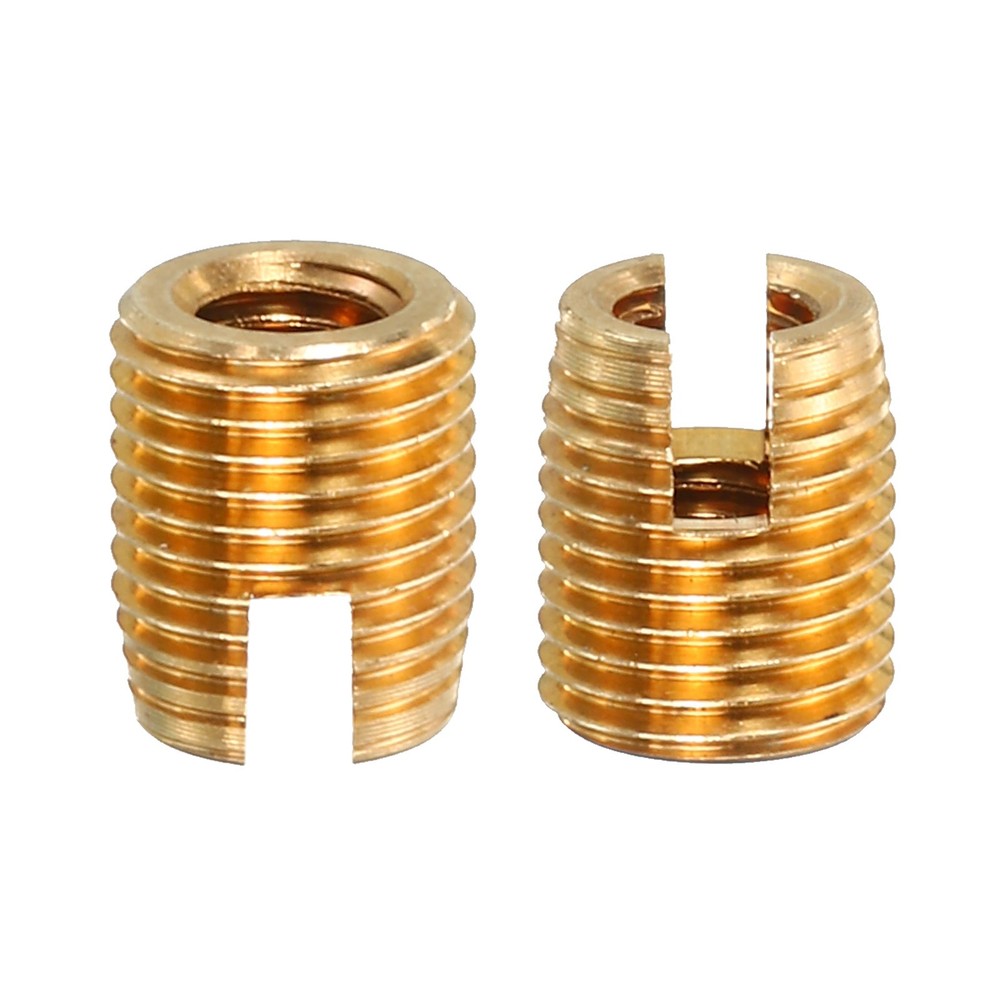 Self Tapping Threaded Inserts, 10pcs Inner M3 M5x6 Brass Nuts