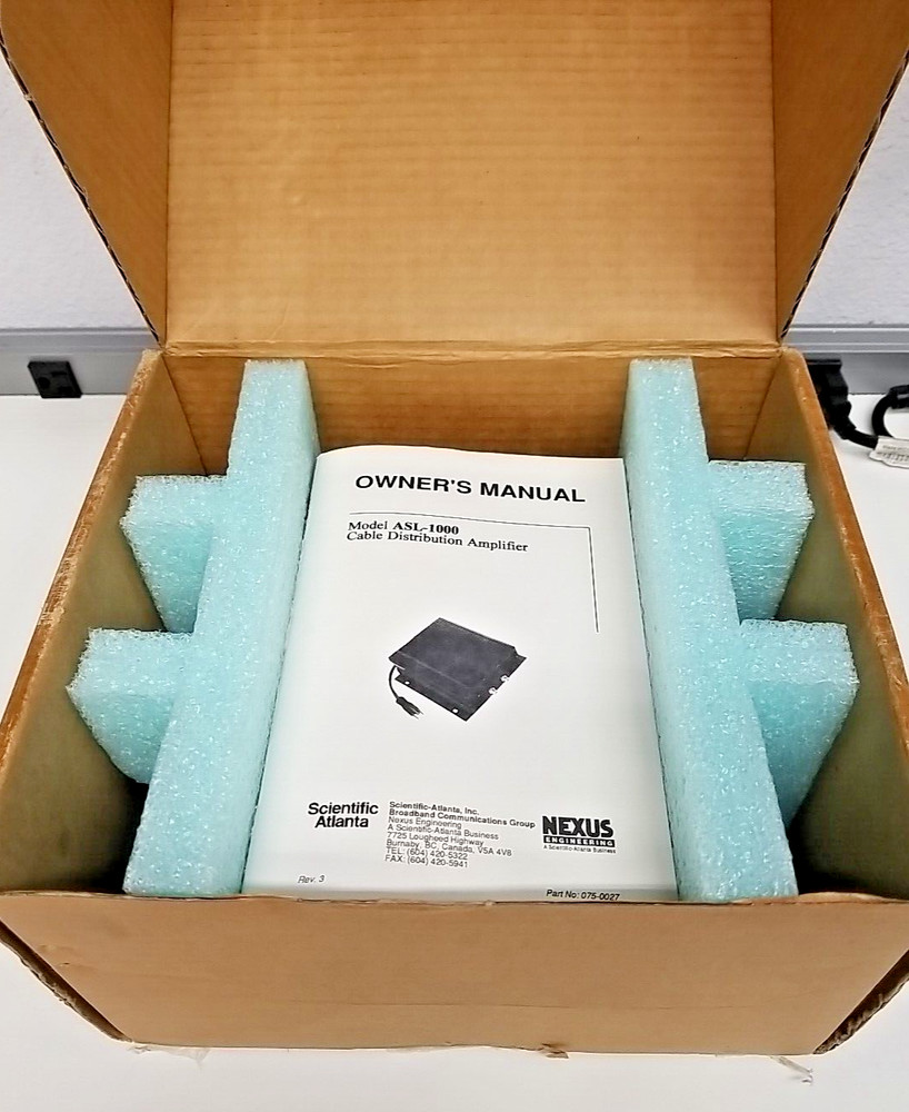 Nexus Engineering 108-0003 Cable Distribution Amplifier ASL 1000