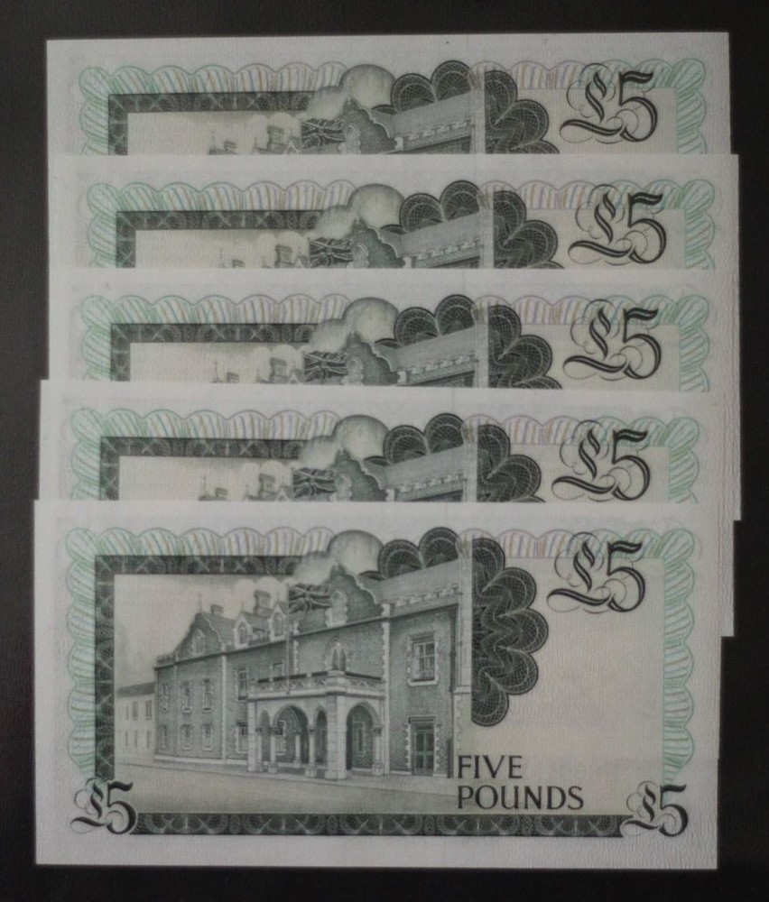 1988 Gibraltar £5 Pounds Uncirculated ~ P21