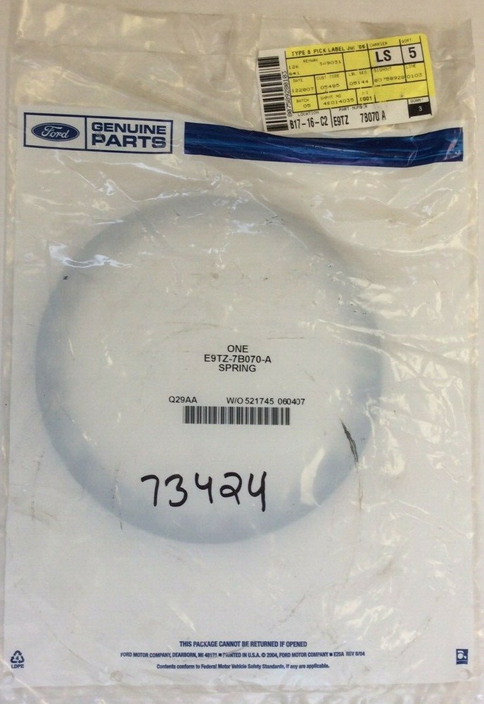 Diaphragm Spring, Overdrive Clutch (89-Up)