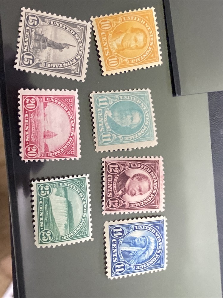 scott 562-568 mint OGF-VF