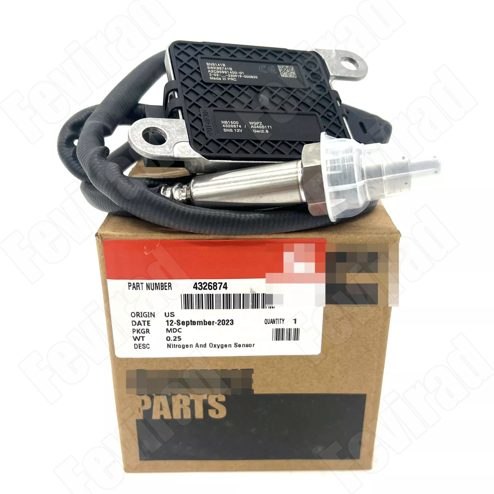 Nitrogen Oxygen Nox Sensor Outlet Exhaust For Cummins 11.0L 15.0L OEM# 4326874RX