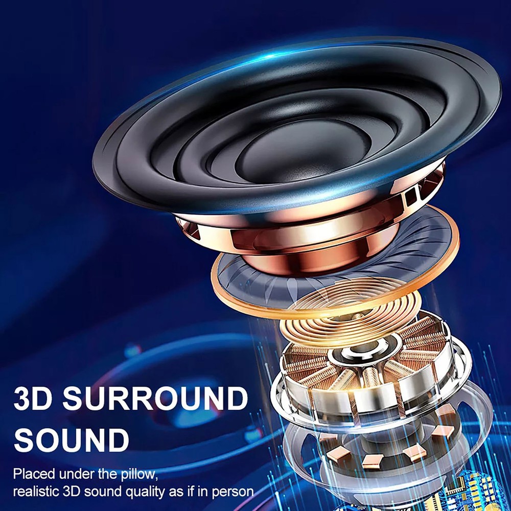 Plastic Under Pillow Speaker Rechargeable Bone Conduction Sound Box