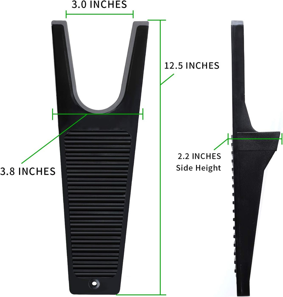 2 pack Boot Jack With Non-Staining Rubber Grip, Removes Rubber, Cowboy, Waders A
