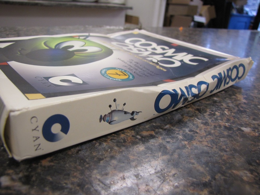 Cosmic Osmo 1993 Version MAC Computer Program Software Big Box 3.5” Disks -RARE