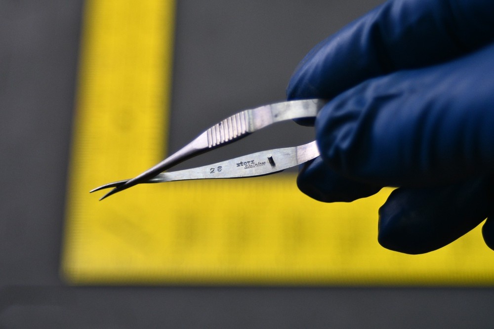 Storz E3347 McPherson Vannas Iris Scissors Curved