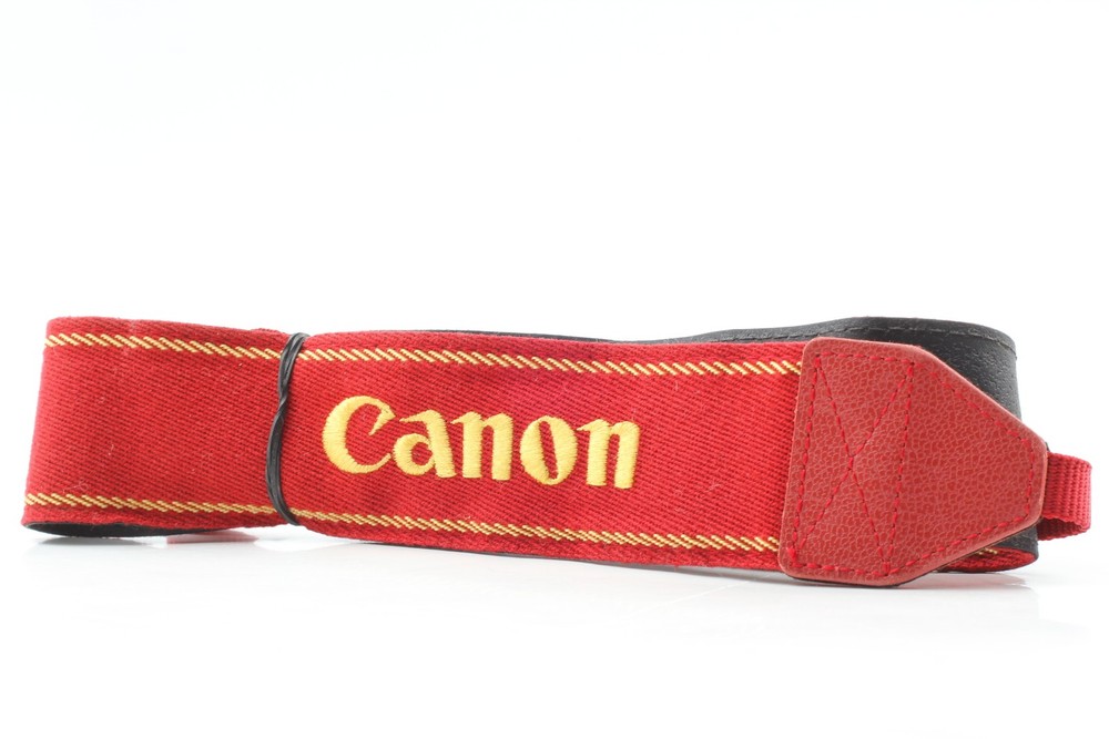 [Near MINT] Canon EOS Neck Strap Professional Version Red From JAPAN