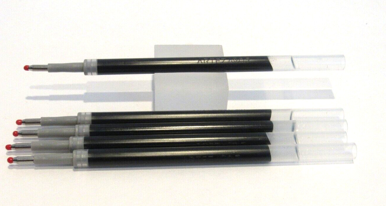 LOT of 10 Replacement Refills for Sharpie S-GEL  Rollerball Gel Ink MED, BLUE