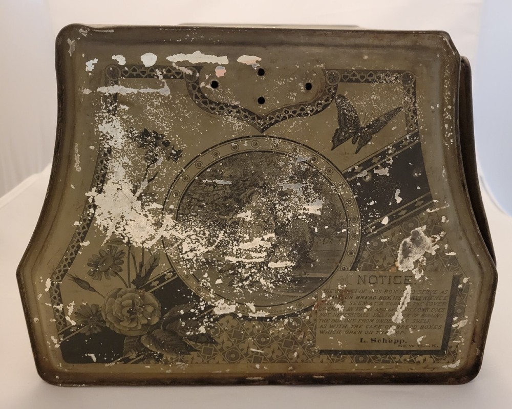 Antique Schepp's Cake Box