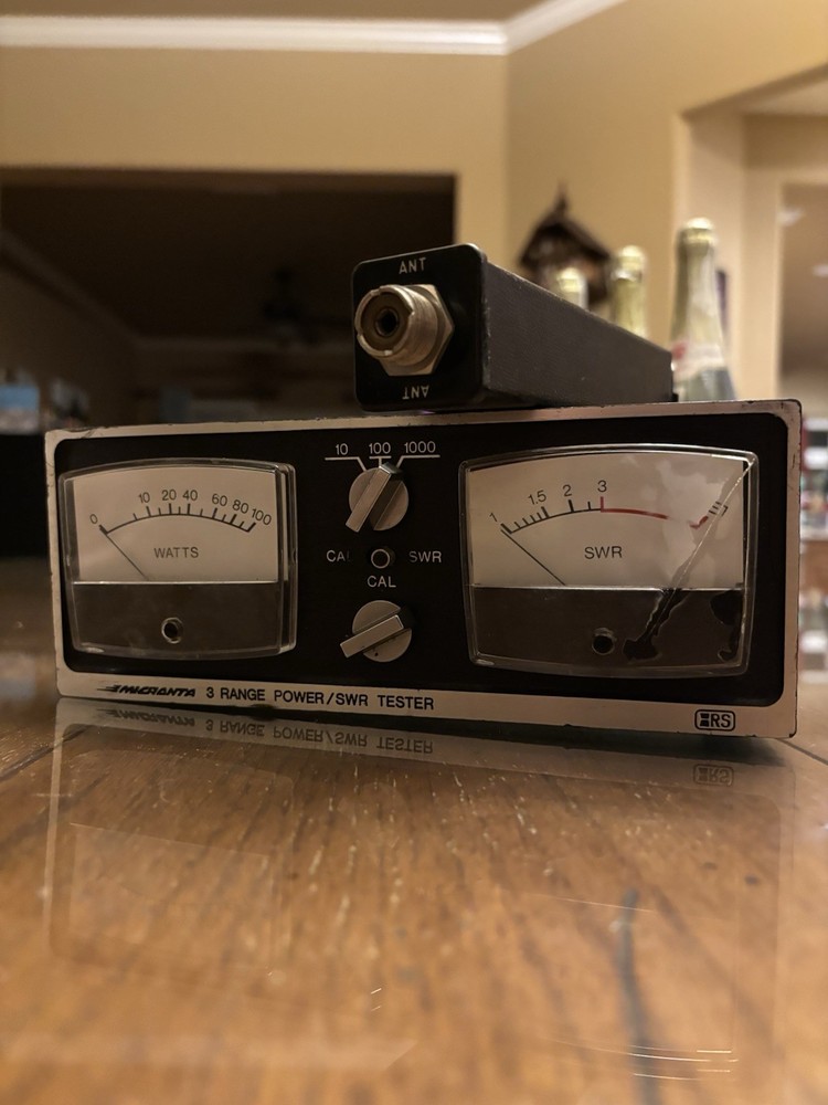 ⭐️Micronta 3 Range RF Power/SWR Meter⭐️UNTESTED  PARTS⭐️