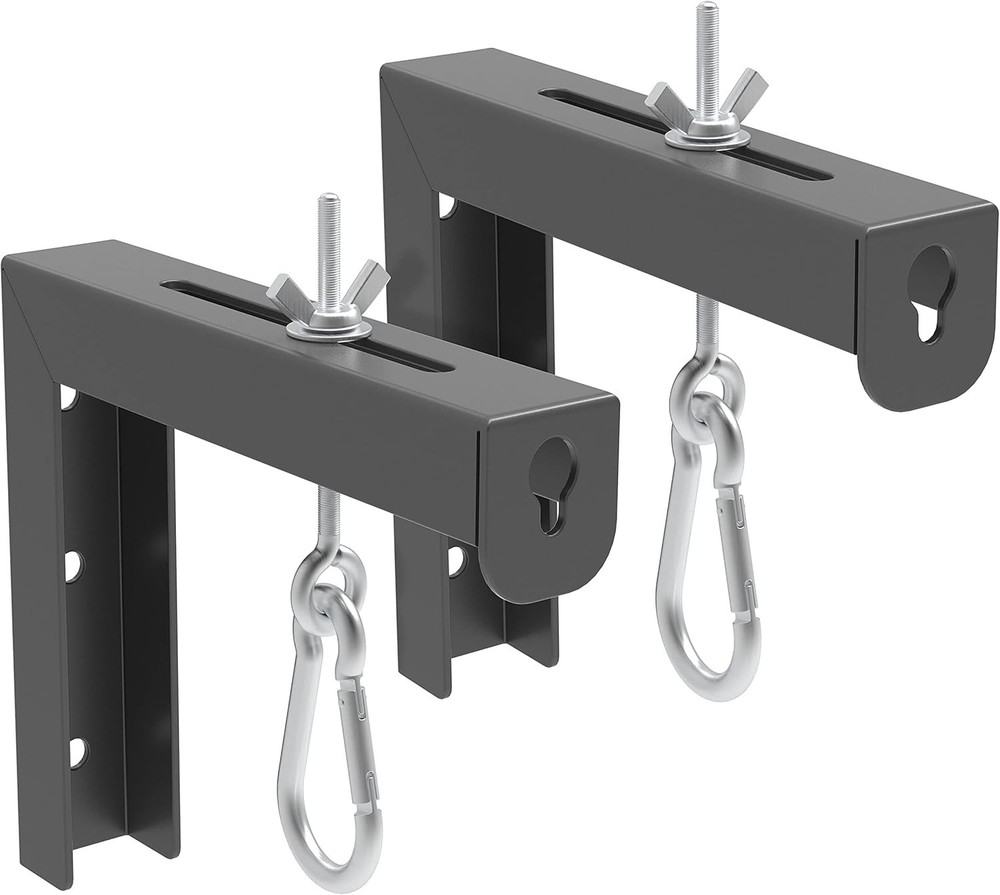 Universal Projector Screen L-Bracket Wall Hanging Mount 6 inch Adjustable