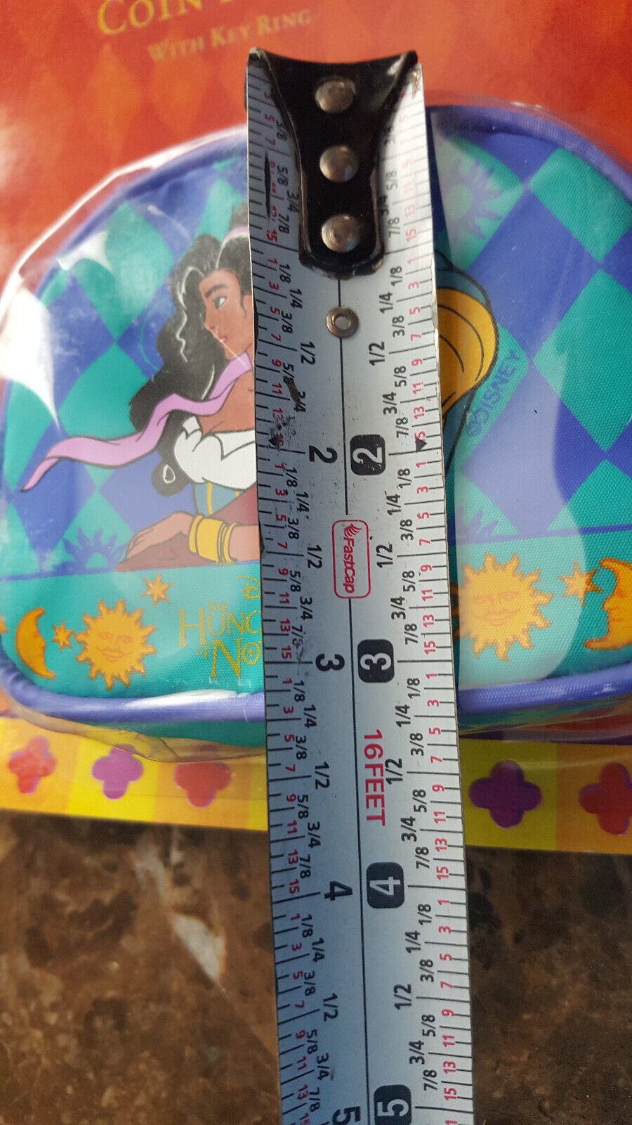 VTG Disney The hunchback of Notre dame 2 Coinpurses by Pyramid Handbags, NEW