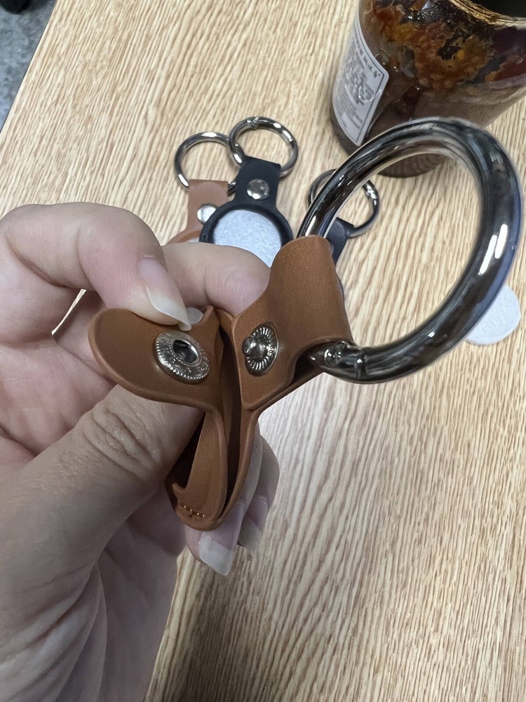 Apple AirTag Leather Key Ring