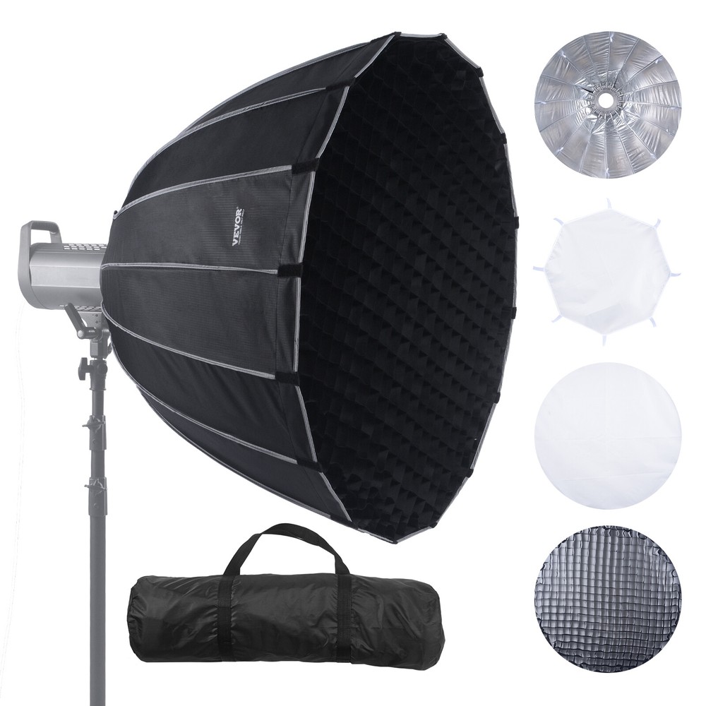 Parabolic Softbox 33 in Quick Release & Quick Fold & Portable