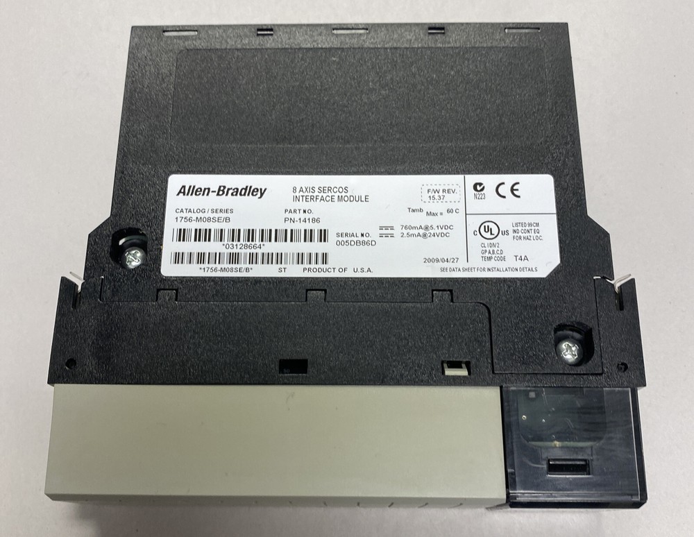 ALLEN BRADLEY,1756-M08SE,SER B 8 AXIS SERCOS INTERFACE MODULE