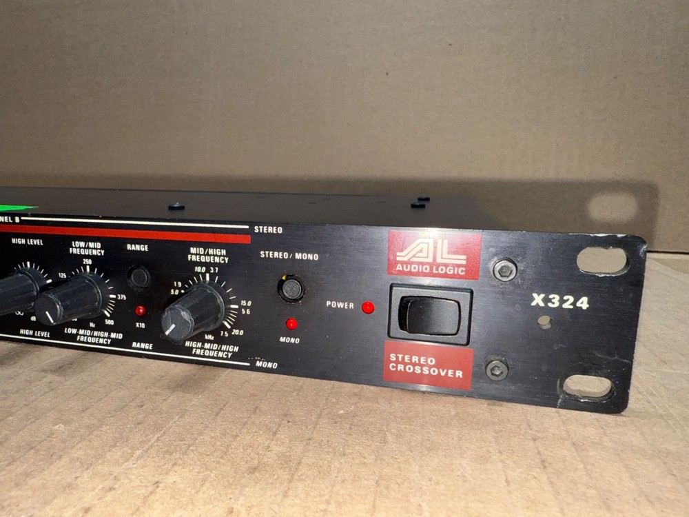 AUDIO LOGIC X324 STEREO CROSSOVER - TESTED