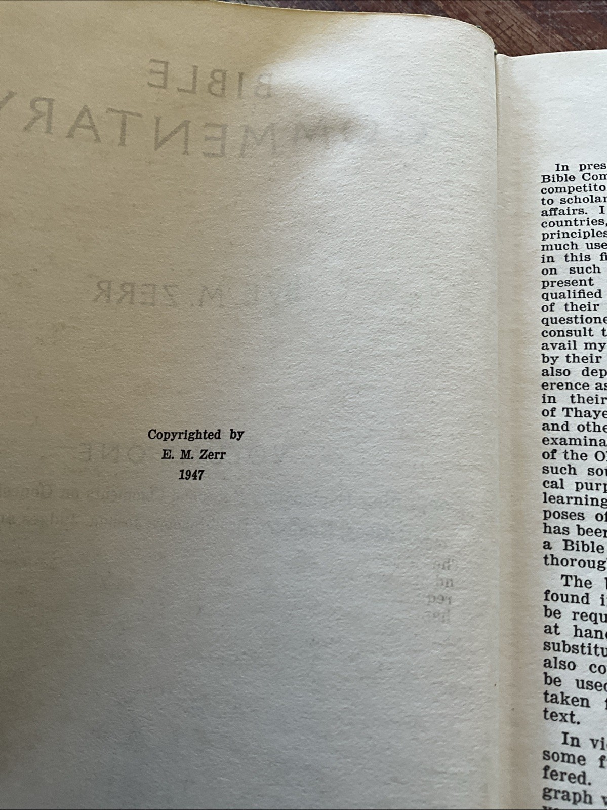 E.M. Zerr Bible Commentary Complete 6-Vol. Set 1947 HB Genesis to Revelation 1-6