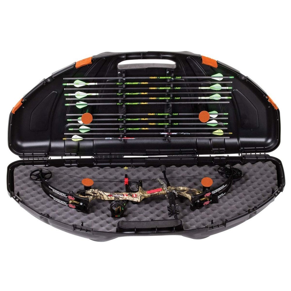 Outdoors 6461SC Hard Shell Compound Bow Case, USA Made, Lockable, Foam