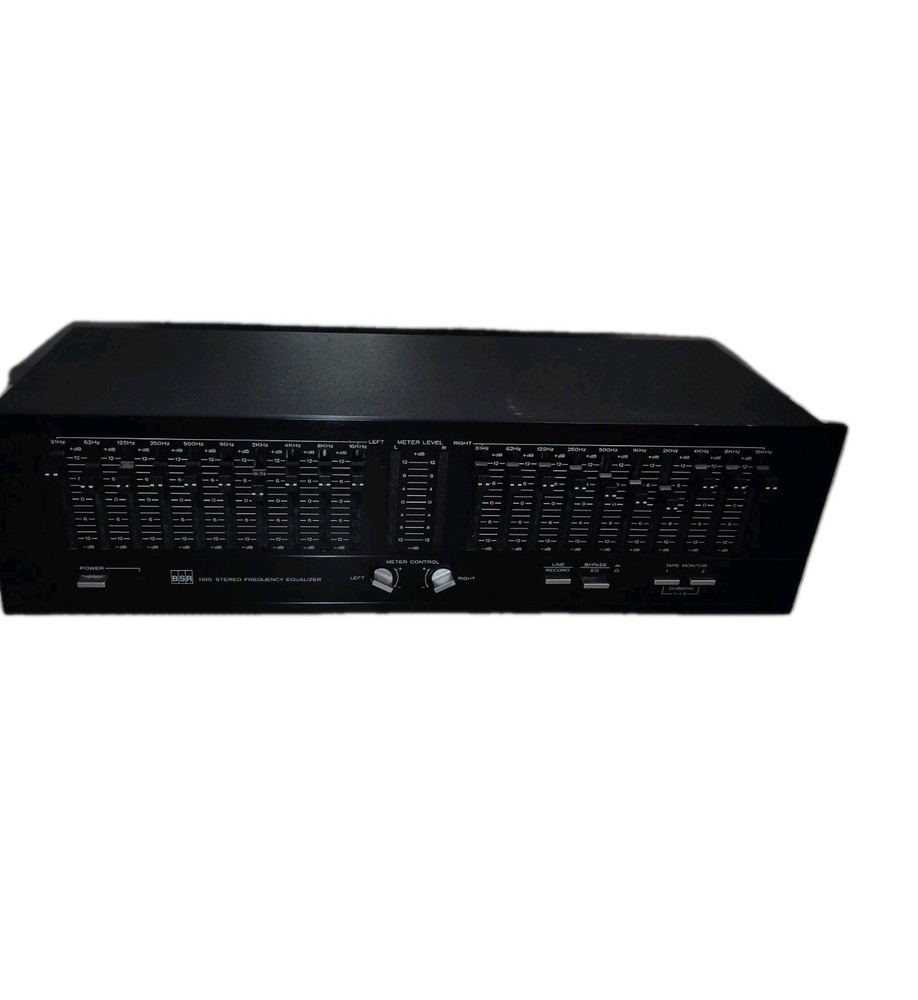 BSR 1100 Stereo Frequency Equalizer Vintage Hi-Fi Component