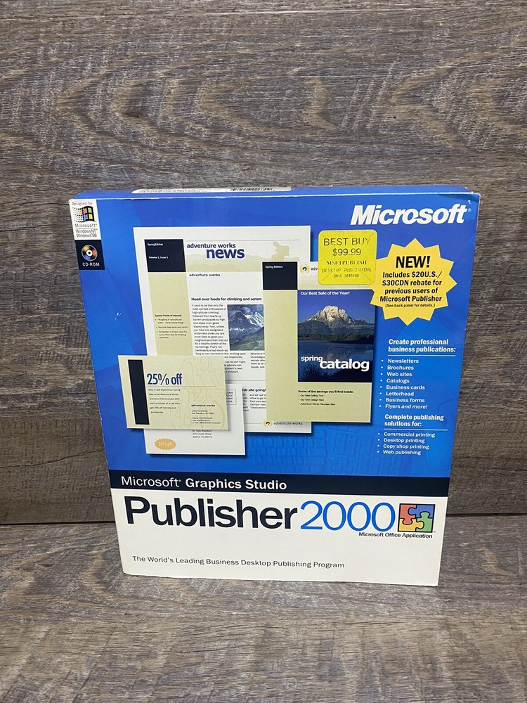 Microsoft Graphics Studio Publisher 2000