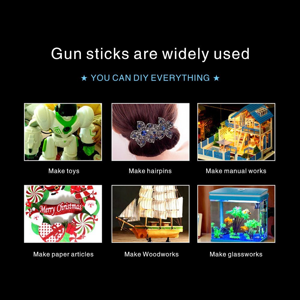 Bulk Lot 11MMx280MM Hot Melt Glue Gun Stick Adhesive White DIY Art Craft Repair