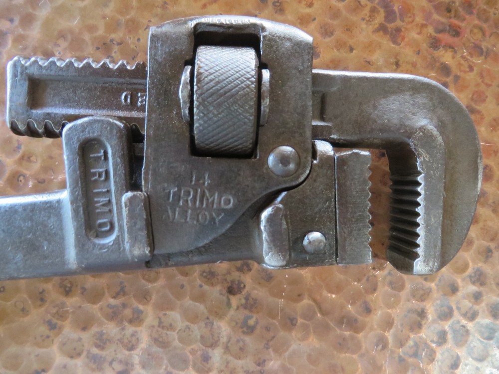 TRIMONT 1918 Adjustable Pipe Wrench TRIMO