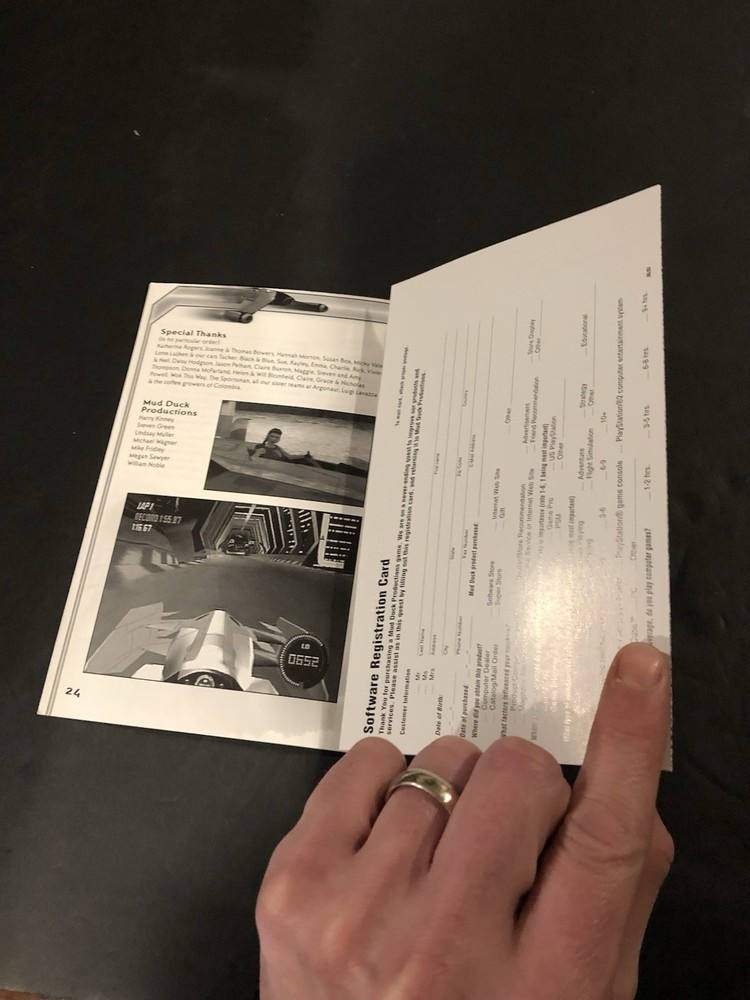 power drome ps2 Manual Only