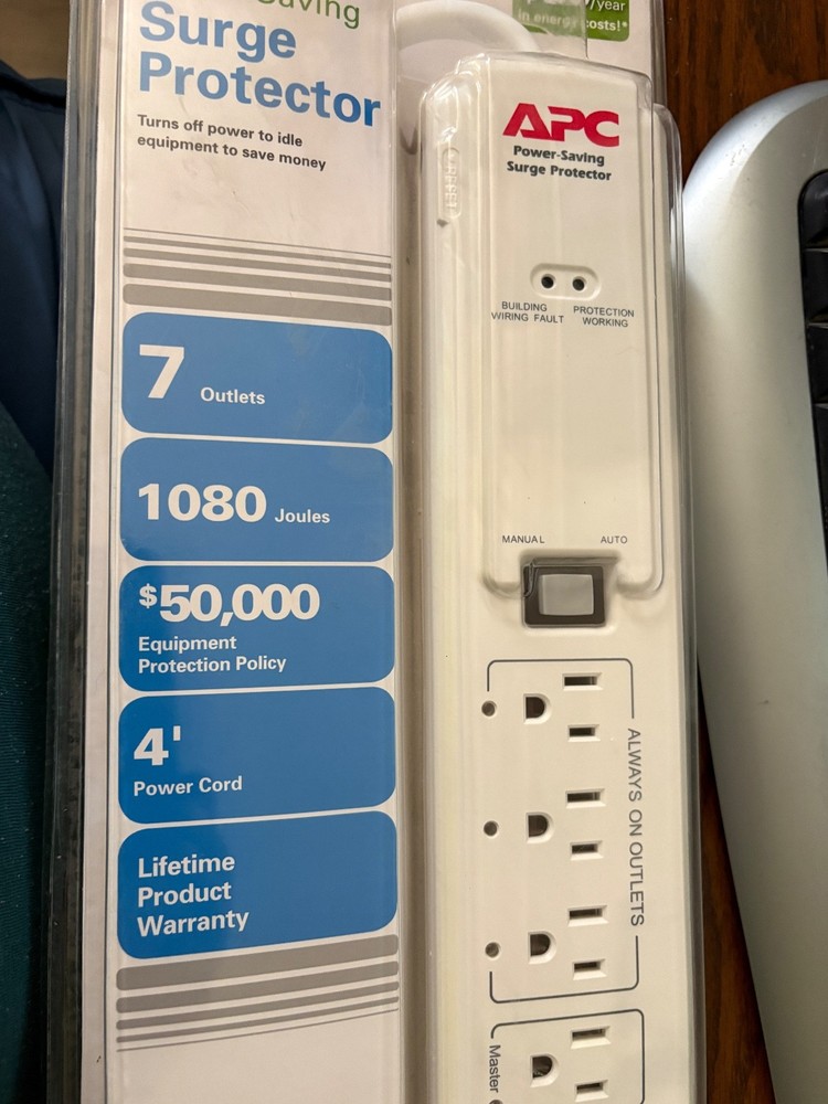 APC Surge Protector P7GB Sealed