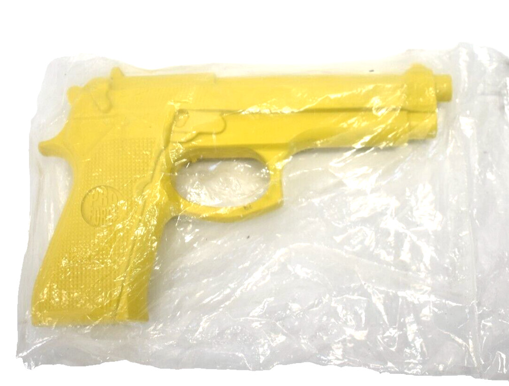 ProForce Rubber Gun Yellow Flexible Practice Self Defense 10oz Technique