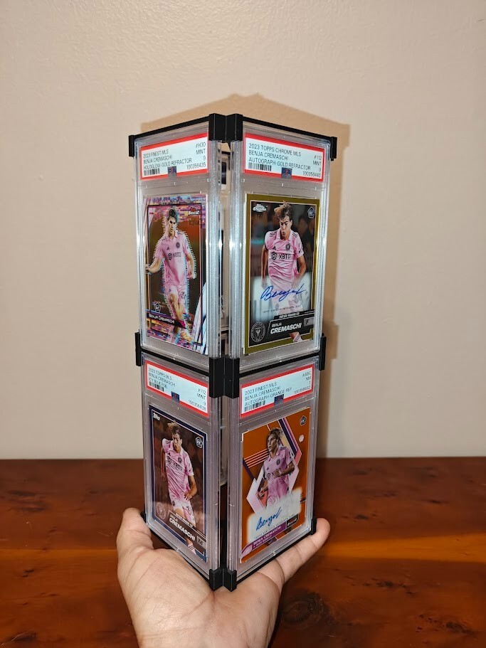 PSA Slab Display Easy Stack Black Sports card display