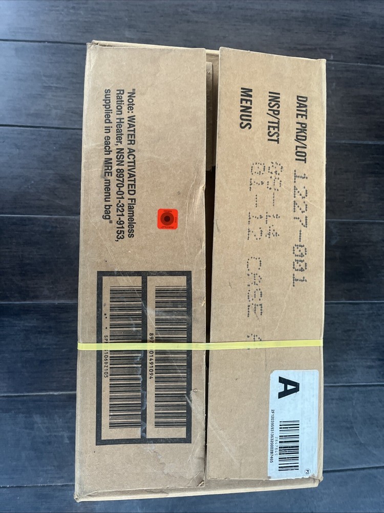 Official Military MRE Cases