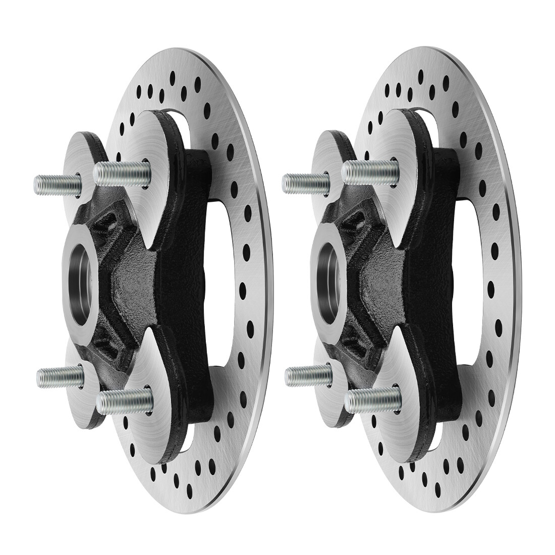 2 Front/Rear Wheel Hubs Rotor Bearing Studs for Polaris RZR XP 4 1000 2014-2023