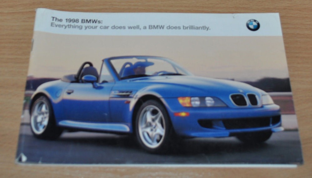 1998 BMW Model Range USA Brochure Prospekt ENG Edition