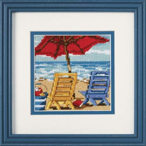 Dimensions Needlepoint Kit - Beach Chair Duo