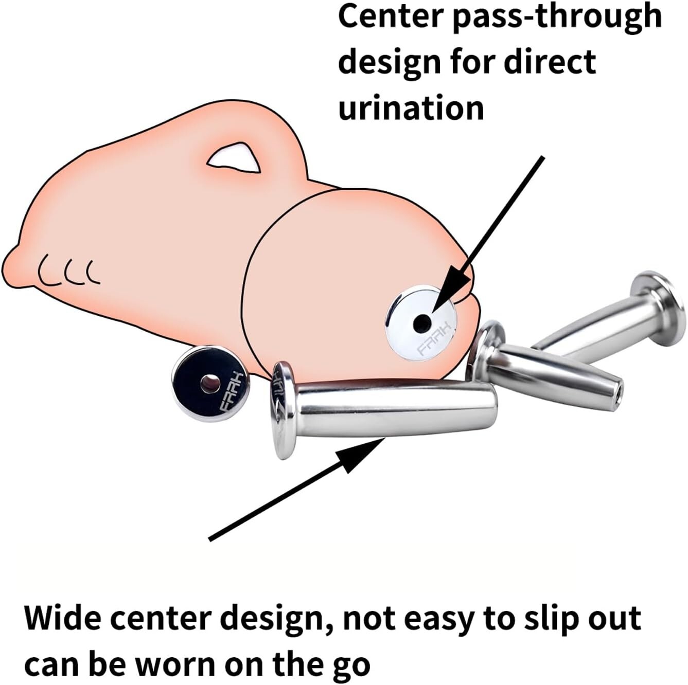 Stainless Steel Dilator Sounding Urethral Stretching Penis Hollow Training Plug