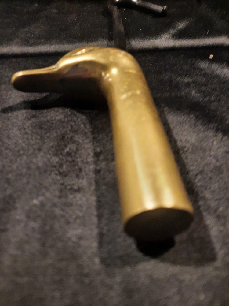 Brass Duck Head Flue Damper Pull Hook 9" Custom decor inc