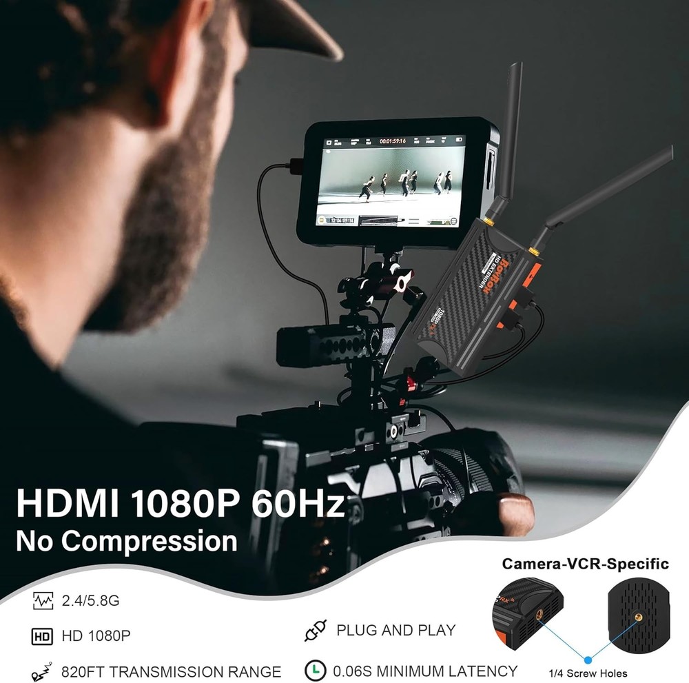 Wireless HDMI Kit 1080P 820FT Transmitter Receiver