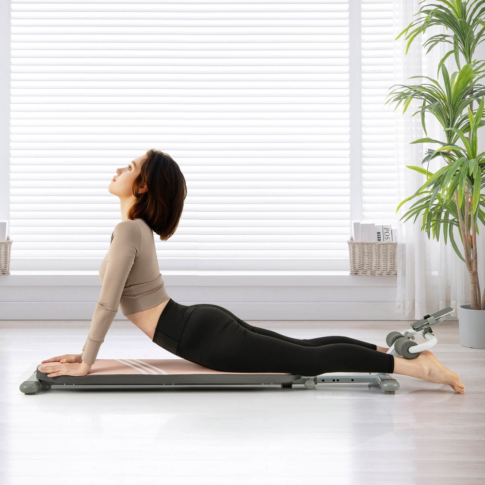 Multifunctional Sit Up Bench w/Adjustable Length & 3 Gear Adjustable Angles