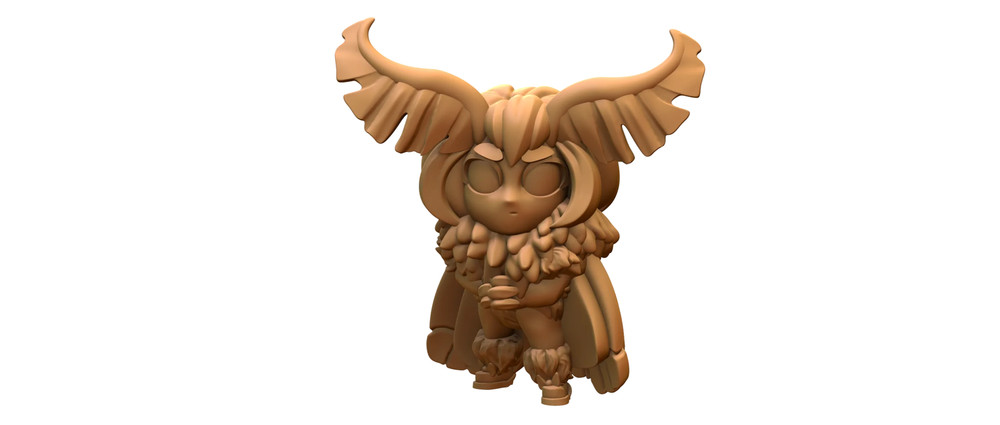 Capsule Chibi - Mothgirl (Standing)