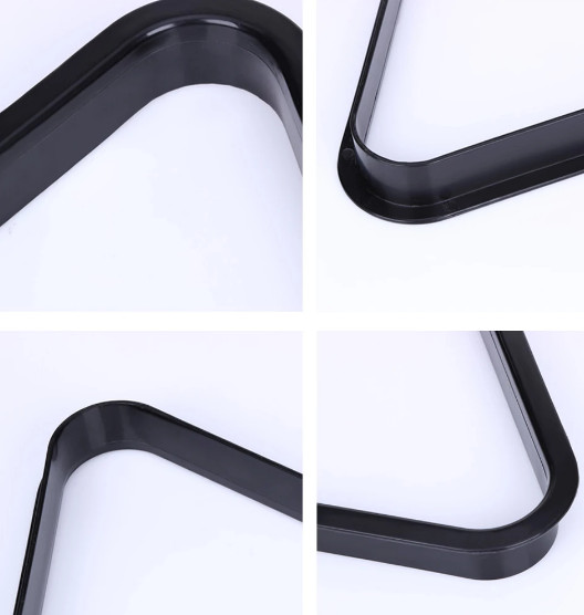 The Standard Size Plastic 8 Ball Pool Billiard Table Rack Triangle Rack