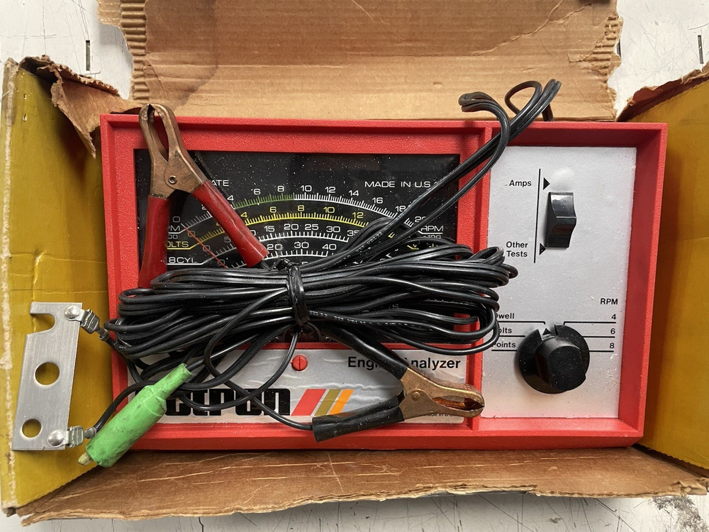 VTG Actron 615 Engine Analyzer & Electrical System Testing W/ Box + Manual
