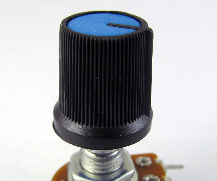 1pc plastic Blue Tall Dome Circular Knobs for Pots Use