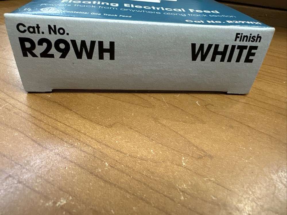 Juno Lighting R29 Wh Floating Electric Feed, White